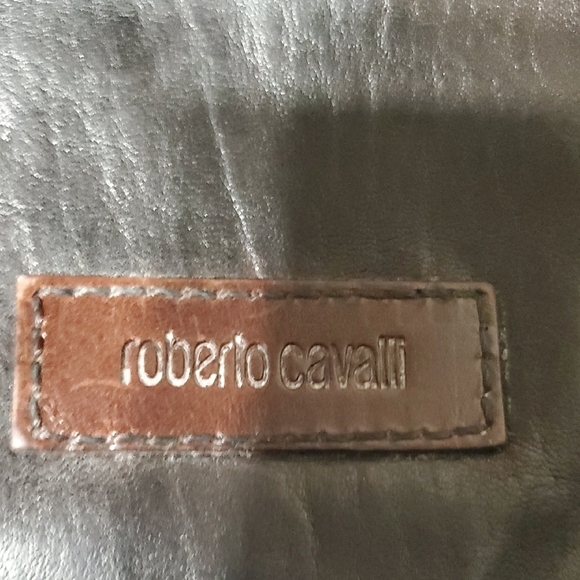 Roberto Cavalli Brown Crossbody Bag with Vintage Leather - Picture 2 of 14